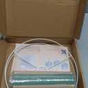 Linen Drum Lamp Shades 1 Pack, 13''Wx10"H, Green Yellow Striped Textured Surface Replacement Lampshades for Floor Lamps Table Lamps Modern Farmhouse Lampshade Easy Assembly