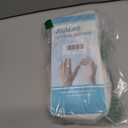 12 Pairs White Cotton Gloves Soft Cloth Dust Hand Gloves Work for Men Women Art Crafting Handling, Eczema, BBQ, Coin Jewelry Watch Inspection, Dry Hands Sleeping, Archival, Large (L)