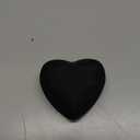 Luxury LED Lighted Engagement Ring Box - Heart Shaped Elegant Black Ring Case for Wedding Rings, Perfect for Proposal, Anniversary, Ceremony, and Gift Giving