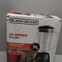 BLACK+DECKER Crush Master Blender, 10-Speeds with Stainless Steel Blades, Black, BL2010BP
