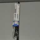 1Pack Spring Tension Curtain Rod 26-39 inch Black Adjustable Spring Rod Extendable Tension Rod For Kitchen, Bathroom, Window, Bookshelf, Closet