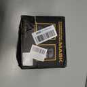 AOUTACC Punk Airsoft Mask, Punk Gothic Costume Mask for Men, Anti-Fog Detachable Half Face Mask, Futuristic Mask for Halloween Party Cosplay Techwear Music Festival Accessories