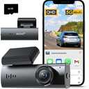 Dash Cam,1080P Front Dashcams, Dash Camera for Cars, Car Camera Built-in WiFi, Night Vision, App Control, 24H Parking Monitor, Loop Recording, WDR, G-Sensor, 170°Wide Angle with Free 64G Card