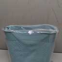 UUJOLY Plastic Small Trash Can Wastebasket, Garbage Container Basket for Bathrooms, Laundry Room, Kitchens, Offices, Kids Rooms, Dorms, (Blue, 3 Gallon) (1 Pack)