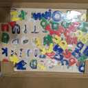 Melissa & Doug Upper & Lower Case Alphabet Letters Wooden Puzzle - 52 Pieces, 18.9 Inches X 12.2 Inches