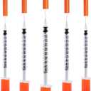 U-100 0.5cc 30g 5/16" (8mm) Syringe with Needle, Individually Wrapped, Pack of 20
