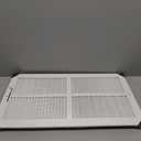 Repa Market White Air Vent Cover 22*12 inch" Inch (Outer Dimensions) - Steel Return Air Grilles - for Ceiling and Sidewall - HVAC - with Protection Screen (19.68" x 11.81" Inch)