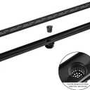 Linear Shower Drain 36" Matte Black 304 Stainless Steel | with Drain Grate| Fast Drainage | Stainless Floor Drain Grate | Hair Strainer | Drain Key | The Upgrade for Your Bathroom