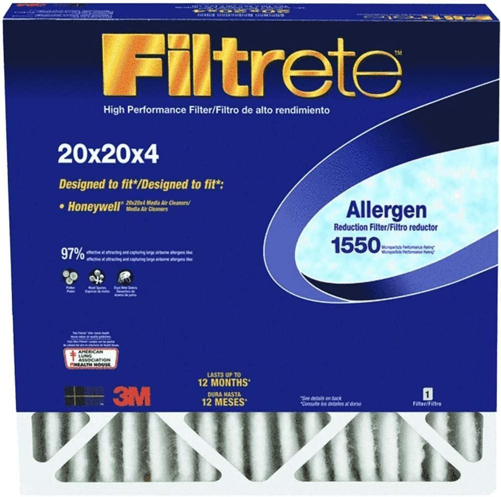 DP02DC-4 Filtrete Filter, 20 x 4", White