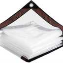 JXK Heavy Duty Clear Tarp Cover,6x12
