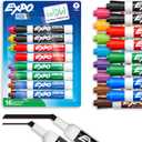 EXPO Dry Erase Markers, Low Odor Ink, Assorted Colors, Chisel Tip, 16 Count - Whiteboard, Calendar, Organization, Essential Supplies for Office, School, Classroom, Teachers