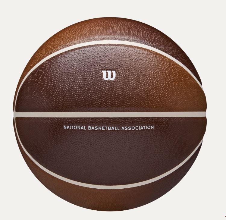 WILSON NBA Champagne Series Basketballs - Size 7-29.5" (Black/Brown)