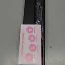 VANESSA PRO Flat Iron Hair Straightener, 100% Pure Titanium Flat Iron for One Pass to Achieve a Sleek Look, Curls Beautifully & Straightens Well - 1 inch