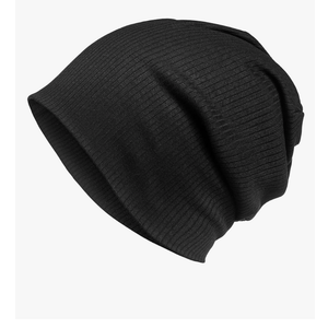 Summer Ribbed Beanie - Soft Slouchy Jersey Hat for Men & Women