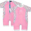 Warmiebabes Baby & Toddler Thermal Swimsuit 2mm Neoprene Wetsuit | UPF50+ Sun Protection, Snug Arm & Leg Bands | Keeps Infants & Kids Warm in Water (2-4 Years)