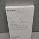 RUIMMU for iPhone 16 Pro Max Case, Genuine Leather Case with 360 Rotatable Kickstand for iPhone 16 Pro Max, Wireless Charging Compatible Black