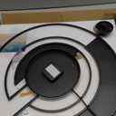 Modern Walnut Marble Dial Wall Clock, Large Wood Metal Frame Silent Non Ticking Wall Clocks for Living Room, Bedroom Decoration, Contemporary Home Wall Decor Gift Idea, 22 in