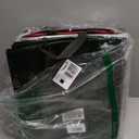 Nush Nush Festive Large Christmas Bags for Gifts - Set of 48 Large Christmas Gift Bags with Handles (4 Each of Blue, Green and Red Colors) - Reusable Gift Bag for Holiday Gifts, Presents - 13x5x11