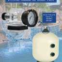 Pentair Manual Air Relief Valve Fit for Triton II, Triton C, TR100C & TR140C Pool Spa Sand Filters - Includes Lock Nut