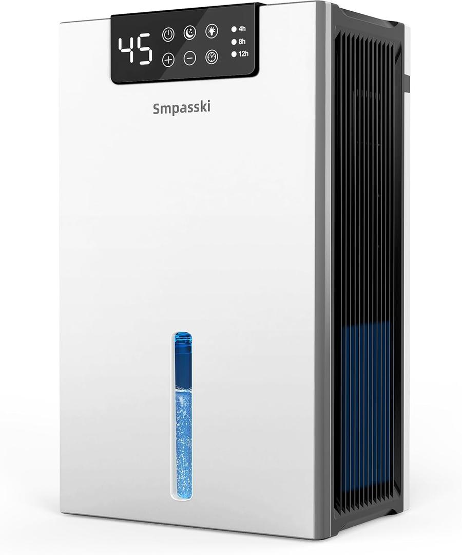KeepGlad Dehumidifiers for Home, Humidity Display Dehumidifier for Basement Bathroom Bedroom, Auto Shut Off