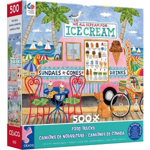 Ceaco - Food Trucks - Ice Cream Truck II - 500 Piece Jigsaw Puzzle