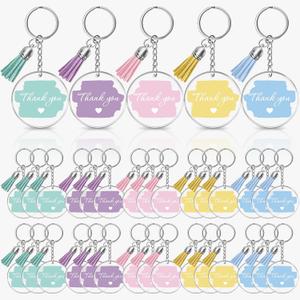 Employee Appreciation Gifts Inspirational Double Sided Acrylic Keychains Thank You Gift for Women Coworker