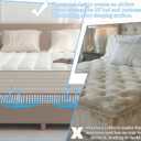 Plastic Mattress Underlay Pad 83x59 Queen Size Breathable Mesh RV Under Mattress Ventilation Air-Flow Interlocking Modular Design for RV Boat Camper