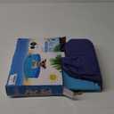 Dog Pool Foldable pet Pool Dog Swimming Pool pet Swimming Pool PVC Non-Slip for All Kinds of Pets (32x8in) (Blue)