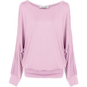 Batwing Tops for Women  Oversized Casual T-Shirt with Banded Waist (XXL)