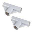 2pcs Baby Playpen Parts T-Shaped Joints, 3-Way Baby Playpen Replacement Parts T Connector 1in in Inner Diameter Baby Playpen Connectors Accessories for Baby Play Pen Yard