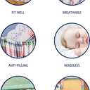 Feelyou Kids Zoo Animal Fitted Sheet Cute Wild Animals Bed Sheet Set Cartoon Safari Wild Bedding Set Boys Girls Children Vibrant Bedroom Decor Exotic Natural Bed Cover Bedding Sheet Queen Size 4Pcs (Multi 10)