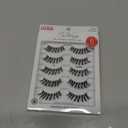 KISS So Wispy, False Eyelashes, '', 12mm, Includes 5 Pairs Of Lashes, Easy to Apply, Reusable Lash Clusters