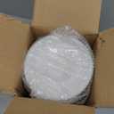 Homemory 6.3" x 12" Extra Large Outdoor Waterproof Candle with Auto 6-Hour Timer, White Plastic Made, Long Last for Months