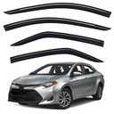Tape-on Window Visors Rain Guards for 2014-2019 Toyota CorollaExtra Durable, Window Visors, Vent Visors, Window Deflector, Vent Shades, Car Accessories-4PCS