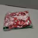 Rectangle Table Cloth, Elastic Waterproof Fitted Tablecloths Fits Rectangle 6ft Tables for Camping, Indoor and Outdoor, 30"x48", Christmas Snow