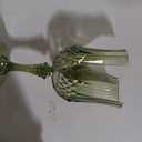 Sliner 60 Pcs 7oz Plastic Wine Glasses, Vintage Goblets, Green