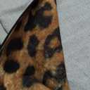 Leopard Rug 8x10 Large Living Room Area Rug Washable Non-Slip Leopard Print Bedroom Rug Modern Themed Indoor Carpet for Dining Room Foyer Apartment Den8x10ft,Brown