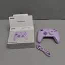 AKNES 8Bitdo Ultimate 2C Wireless 2.4G Controller for Windows PC and Android, Gamepad with Hall Effect Joysticks and Hall Triggers, 1000Hz Polling Rate, Remappable L4/R4 Bumpers - Purple