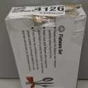 50 Piece Silverware Set Service for 10,Premium Stainless Steel Flatware Set,Mirror Polished Cutlery Utensil Set,Durable Home Kitchen Eating Tableware Set,Include Fork Knife Spoon Set,Dishwasher Safe