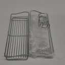 Nieifi Shower Caddy Shelf Storage Rack Adhesive Without Drilling Stainless Steel with Hooks for Washroom, Lavatory, Restroom, Toilet, Bathroom, Kitchen - 2 Pack
