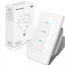 Tuya Matter Smart Switch Triple 3-Gang - Tuya WiFi & Bluetooth - Compatible Apple Home/Siri, Alexa, Google Home - Needs Neutral - 10A