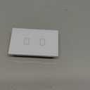 BroadLink Smart Light Switch, No Neutral Wire Required, Single Pole with App and Voice Control, 2-Gang Touch Timer Switch, Compatible with Alexa, Google Assistant, IFTTT, Siri Shortcuts, Hub Included