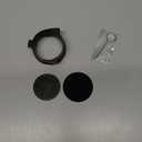 54mm Dosing Funnel and Puck Screen Set Compatible with Breville Barista Express, Barista Pro, Barista Touch Grinder Trigger Portafilter Funnel and Filter (Black)