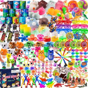 300 PCS Party Favor for Kids Goodie Bags Stuffers, Prize Box Toys for Kids Classroom Bulk, Small Fidget Toys Pinata Fillers, Treasure Chest for Students Rewards, Carnival Prizes, Birthday Gifts