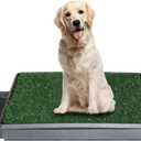 LITA Portable Pet Potty Training Pad Grass Toilet Trainer Tray Dog Bathroom Mat Indoor Dog Litter Box for Pet Training, Potty System (20 * 25 INCH)