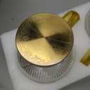 2 PACK Glass Pitcher with Lid, 68 oz/ 2 Liter Classic Vertical Stripes Water Pitcher with Handle,Glass Water Carafe for Cold Brew, Coffee, Lemonade, Iced Sun Tea,Beverage,Heat Resistant (Clear)