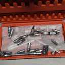 Egofine 46 Pieces 1/4 inch Drive Socket Ratchet Wrench Set, with Bit Socket Set Metric and Extension Bar for Auto Repairing and Household, with Storage Case