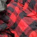 Cotton Flannel Double Sleeping Bag for Camping, Backpacking Or Hiking. Queen Size 2 Person Waterproof Sleeping Bag for Adults Or Teens. Lightweight with Compression Sack
