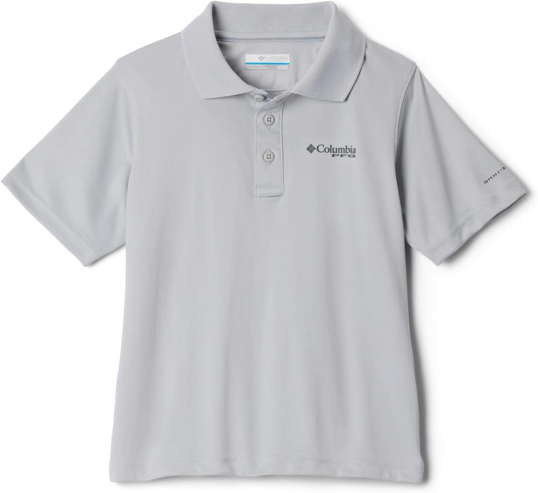 Columbia Boys Slack Tide Polo (Medium, Cool Grey)