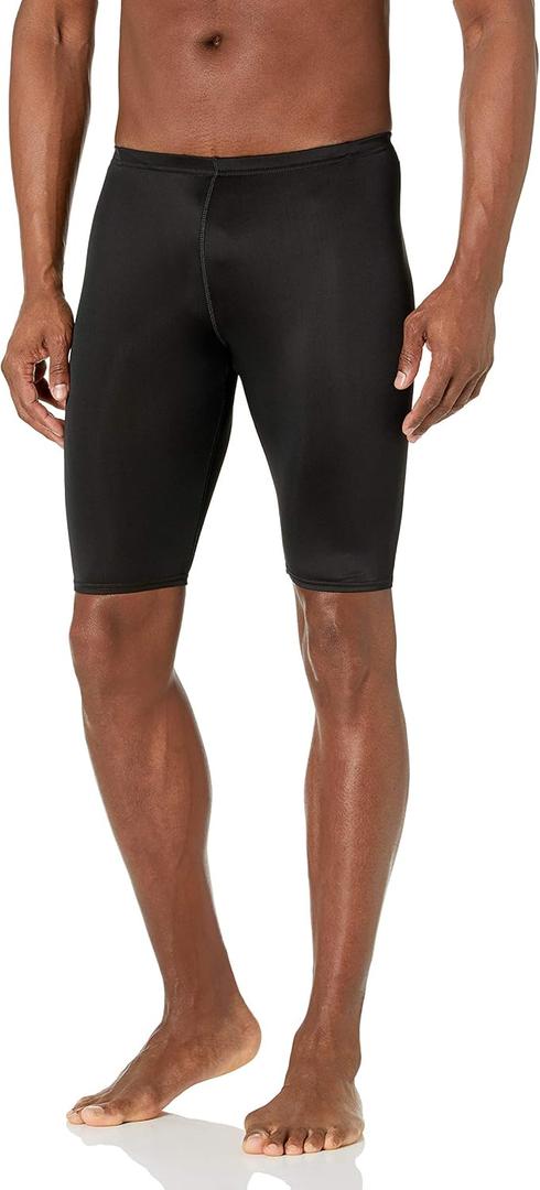 Kanu Surf Men's Competition Jammers Swim Suit (38, Black)